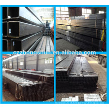 MS Carbono Preto Tubo Quadrado de Aço / Galvanizado / Pré Galvanizado Tubo Quadrado